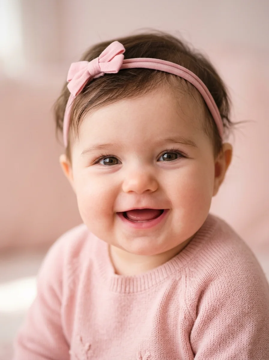 Bebé sonriente en una imagen de Baby Ear